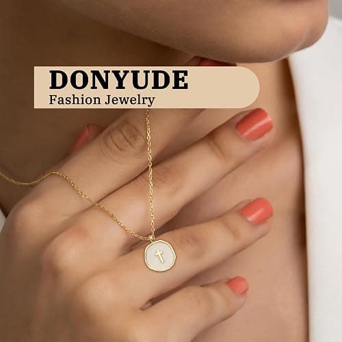 Christian Christmas Gifts for Women Pearl Cross Necklace Faith Based Gifts for Daughter Sister Mom Religious Baptism Catholic Gift Christian Necklace for Granddaughter Grandma Confirmation Communion Easter Jewelry thumbnail 3
