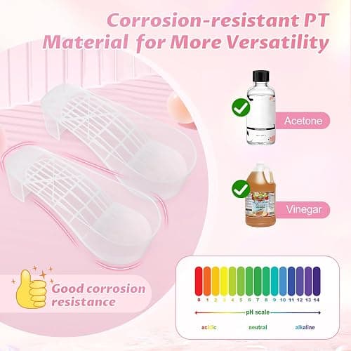 Yokilly Toe Nail Soaking Bowl, 2 PCS Toenails Soak Off Bowl, Shoe Design Foot Bath Soak Tub Bowl, Acetone Proof Pedicure Foot Spa Nail Soaker Bowl for Soak Off Dip Powder Gel Polish Remover (Clear) thumbnail 4