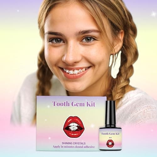 DIY Tooth Gems Kit - Elegant Removable Tooth Gems for Women – Shiny Diamond Crystal Teeth Jewelry. Trendy, Fashionable & Long-Lasting Dental Decor. Perfect for Parties & Special Occasions thumbnail 2