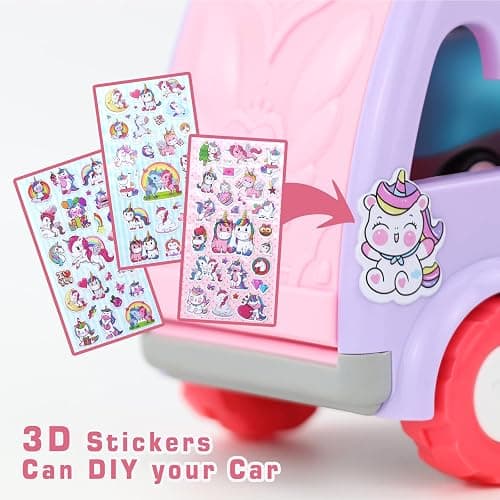 seveclotree 7 in 1 Carrier Truck Toy Cars for Toddlers 1-3, With Lights & Music, Toddler Toys Age 2-4, Gifts for 1 2 3 Year Old Girls Birthday thumbnail 5