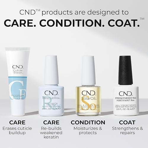 CND™ Strengthener RXx, Nail Strengthener for Tougher, Stronger Nails & Protection for Thin Nails, Stocking Stuffer for Women, 0.5 Fl Oz thumbnail 6