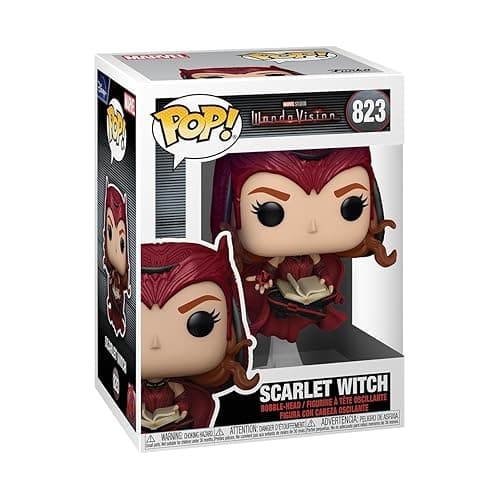 Funko POP! Marvel: WandaVision – Scarlet Witch - Figura in Vinile da Collezione - Idea Regalo - Merchandising Ufficiale - Giocattoli per Bambini e Adulti - TV Fans - Figura per i Collezionisti - Image 1