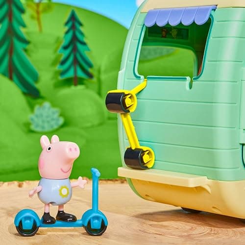Peppa Pig Caravan Playset for Girls and Boys, 3 Figures, 6 Accessories, Preschool Toys, Kids Gifts, Ages 3+ thumbnail 9