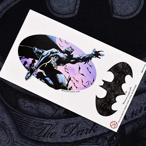 Popfunk Batman Winged Skull Logo All Over T-Shirt thumbnail 6