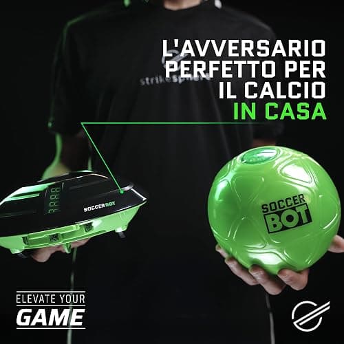 Smart Ball - SoccerBot, Pallone da Calcio Smart e Bot Interattivo, 3 velocità, Giochi in Casa, Pallone per Bambini e Ragazzi, Allenamento Calcio, Gioco per Bambini dai 6 Anni thumbnail 4