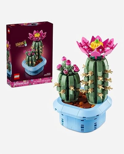 LEGO Botanicals Flowering Cactus 11509 | Birthday Gifts for Girls & Boys, Ages 9+, Building Toy, Craft Activity, Bedroom & Desk Decor, 482 pieces thumbnail 7