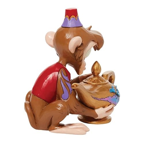 Enesco Disney Traditions by Jim Shore Aladdin Abu Holding The Genie Lamp Figurine, 4.5 Inch, Multicolor thumbnail 7