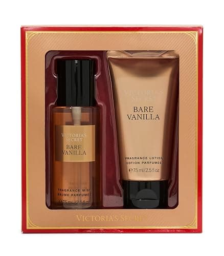 Victoria's Secret Bare Vanilla Mini Fragrance Duo Gift Set, Notes of Soft Cashmere - Image 1