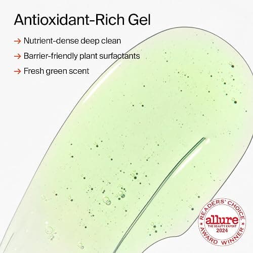 Youth To The People Superfood Facial Cleanser - Kale + Green Tea Daily Face Wash, Gentle Makeup Remover, with Soothing Antioxidants for Glowing Skin, pH Balance, Clean Pores, Sulfate-free, Refillable thumbnail 3
