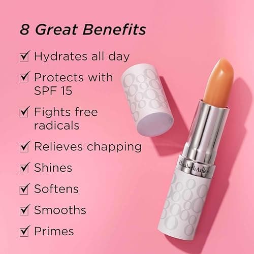 Elizabeth Arden Eight Hour Cream Lip Protectant Stick, SPF 15 Sunscreen Balm, Moisturizer for Dry, Cracked Lips, Stocking Stuffer for Women, 0.13 oz thumbnail 5