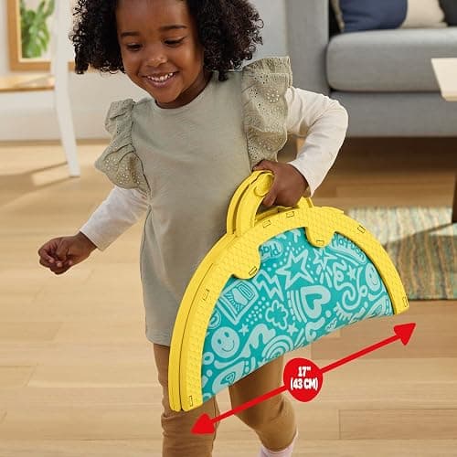 Play-Doh Fold & Go Playmat Starter Set with 19 Accessories, Preschool Toys for 3 Year Old Girls & Boys & Up, Kids Arts & Crafts thumbnail 3