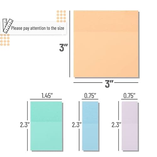 Mr. Pen Transparent Sticky Notes - 200 pcs, Pastel Colors, See Through, Bible & Book Annotation thumbnail 2