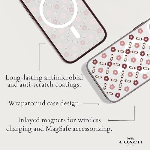 Coach iPhone 15 Pro Max Case, Compatible with MagSafe - Tea Rose thumbnail 5