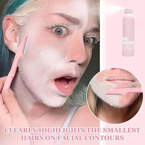 Hair Identifier Spray for Face Shaving，face hair identifier spray，Moisturizing And Skin Care Set Spray，suitable for all skin types (1 set) thumbnail 2