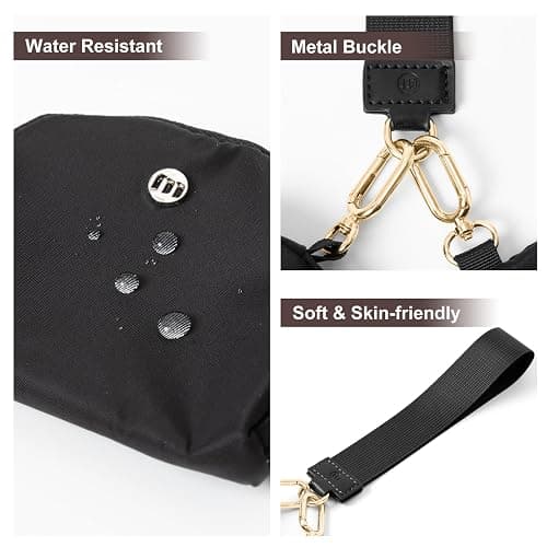 Keychain Wallet Mini Zip Around Wristlet Wallets for Women Detachable Dual Pouch Wristlet Portable Coin Purse Small Wallets thumbnail 5