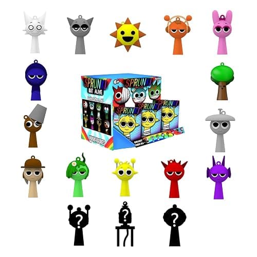 JIENSA Sprunky Action Figures Mystery Box, Sprunky Mystery Box (10 Pack) - Image 1
