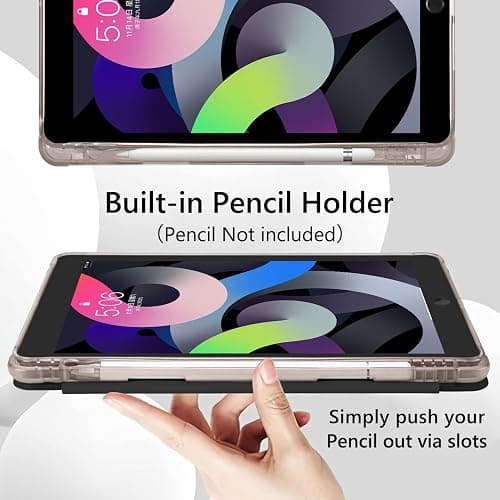 Leopard Print Case for iPad Pro 13-inch (M4) 2024,Girly Protective Case,Pencil Holder & Clear Transparent Soft TPU Back & Trifold Smart Tablet Black Cover (Model Number:A2925/A2926/A3007) thumbnail 5