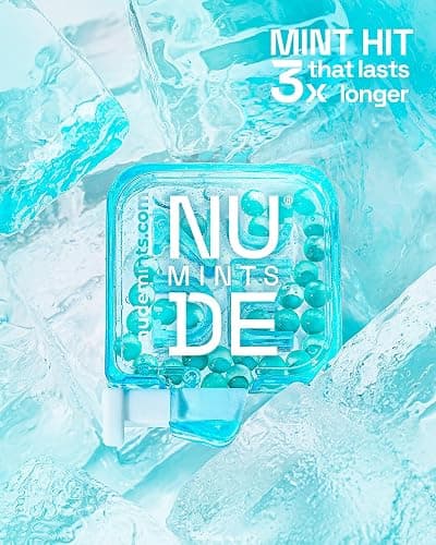 NUDE MINTS | Dual Action Liquid Capsules | Mouth Watering Mint - Lasts 3X Longer - 3X Stronger - Extreme Bad Breath Treatment For Adults - Sugar Free, 0 Calorie - Variety - 10 Pack - 300 Capsule thumbnail 2
