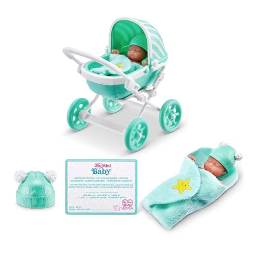 My Mini Baby Series 1, 2 Capsules, By ZURU, Collectible Mystery Capsule, Toy for Girls, Realistic Miniature Baby, Playset and Accessories (2 Capsules) thumbnail 6