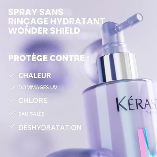 KERASTASE Blond Absolu - Soin Cheveux Leave In Blonde Guard - Bloque 99% des Agresseurs du Blond - Acide Hyaluronique & Vitamines C+E - Vegan - Cheveux Blonds Décolorés ou Méchés - 190 ml thumbnail 2