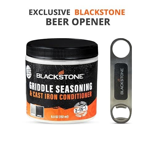 Blackstone 2-IN-1 Griddle & Cast Iron Seasoning Conditioner 6.5 OZ– Effective Seasoning Rub Formula – Food Safe – Easy to Use – with Satisfying Customers Travel Tissue Pack thumbnail 2