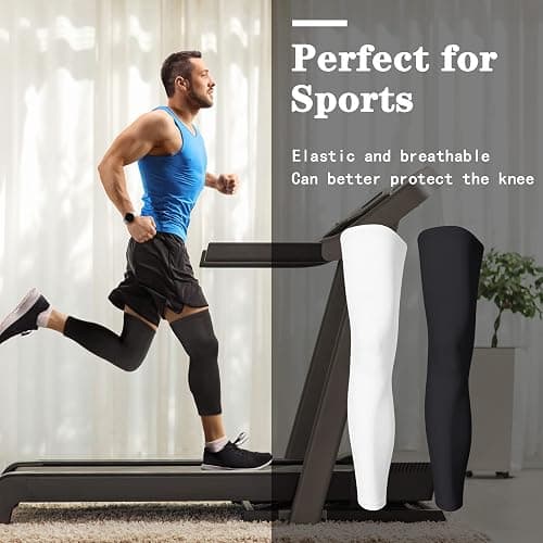 Skylety Compression Leg Sleeve Full Length Leg Sleeves Sports Cycling for Men Women, Running, Basketball thumbnail 3
