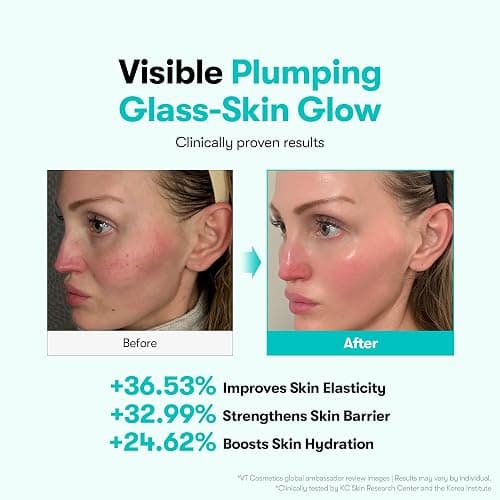 VT COSMETICS PDRN 100 Essence, Intensive Glow Serum, 1.01 fl. Oz. | 100,000ppm Vegan PDRN, Skin Restoration & Plumping, Hydrating & Moisturizing, Firming, Fine Lines thumbnail 5
