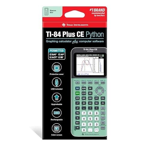Texas Instruments TI-84 Plus CE Color Graphing Calculator, Mint thumbnail 5