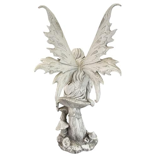 Design Toscano Fairy of Hopes and Dreams Garden Statue by Artist Cecelia 11"Wx11"Dx22" thumbnail 7