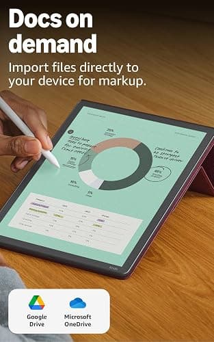 Amazon Kindle Scribe Colorsoft 64GB (newest model) — 11” paper-like color display with front light — Thin, light, powerful — Write in notebooks, documents, and books. Includes Premium Pen - Graphite thumbnail 6