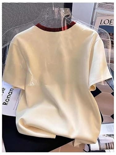 SOLY HUX Women's Cherry Graphic Tees Short Sleeve Tshirts Summer Tops | Crew Neck, Aesthetic Clothes thumbnail 2