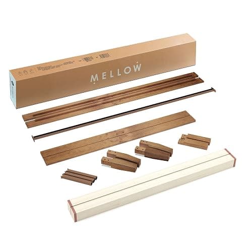 Mellow Naturalista Classic - 12 Inch Solid Wood Platform Bed with Wooden Slats, No Box Spring Needed, Easy Assembly, Full, Natural Pine thumbnail 9
