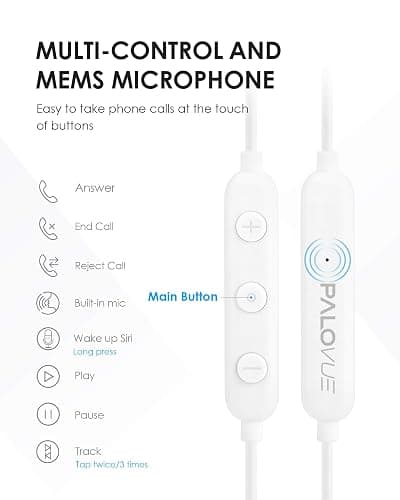 PALOVUE Lightning Kopfhörer Ohrhörer Ohrstöpsel Kompatibel iPhone 13 12 11 Pro Max iPhone X XS Max XR iPhone 8 Plus iPhone 7 Plus MFi Zertifiziert mit Mikrofon Controller thumbnail 6