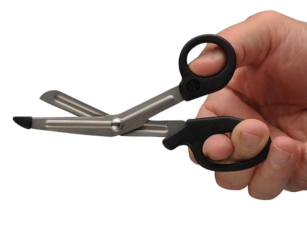ADC 321 MiniMedicut Nurse Shears, Medical Grade, Stainless Steel with Safety Tip, 5.5" Length, Cheetah thumbnail 2