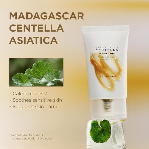 SKIN1004 Centella Soothing Cream 2.53 fl.oz, 75ml, Korean Face Moisturiser with Madagascar Centella Asiatica & Hyaluronic Acid, Hydrating Face Cream, Soothing Care, Cica Gel Cream, Korean Skin Care thumbnail 6