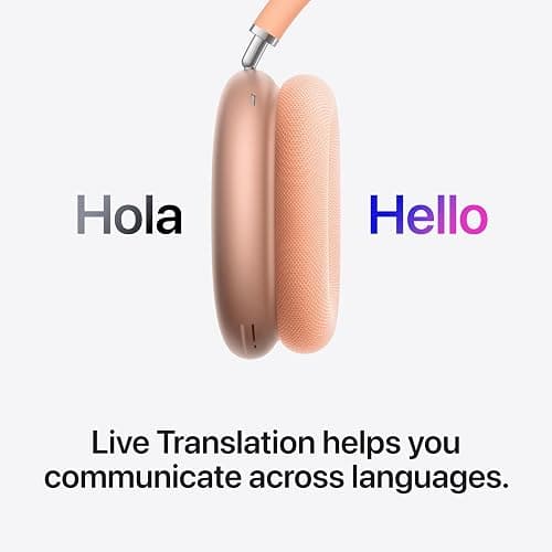 Apple AirPods Max 2 Wireless Over-Ear Headphones, Active Noise Cancellation, Adaptive Audio, Personalized Spatial Audio, Live Translation, Bluetooth Headphones for iPhone – Orange | H2 chip with noise cancellation and USB-C for music, podcasts and content creation thumbnail 7