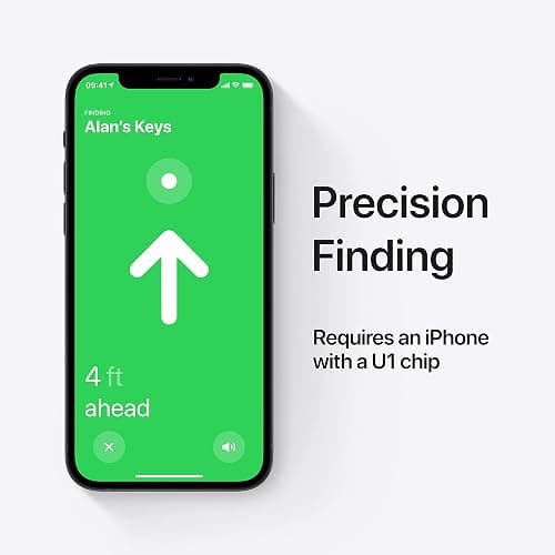 Apple AirTag (4 pack). Track and find your keys, wallet, luggage, backpack and more. Simple one-tap set up with iPhone or iPad. Replaceable battery. thumbnail 5