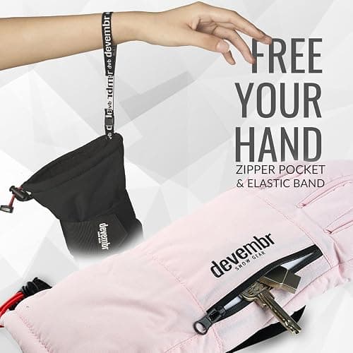 devembr Snowboarding Gloves with Wrist Guards, Ski Gloves Touchscreen, Snow Gloves Waterproof thumbnail 7