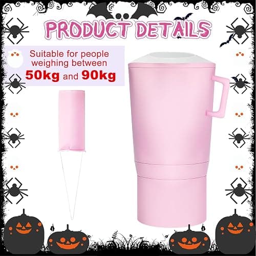 Yearntown 2 Pcs Halloween Tumbler Costume Set Funny Water Cup Outfit and Straw Headpiece for Men Women Halloween Cosplay thumbnail 6