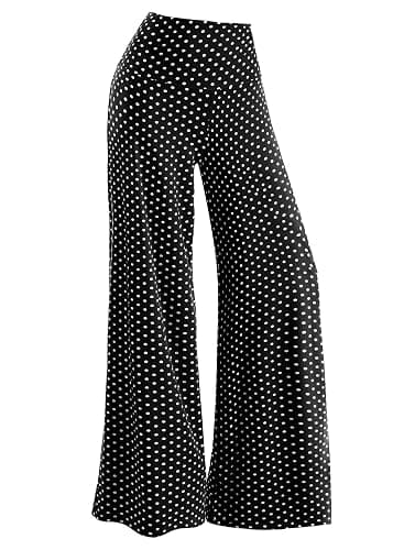 Arolina Women's Stretchy Wide Leg Palazzo Lounge Pants Casual Comfy High Waist Palazzo Pants - Image 1