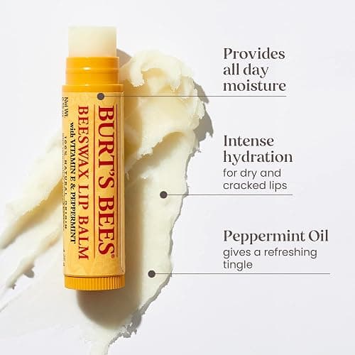 Burt's Bees Lip Balm Gift Set, Beeswax, Strawberry, Tropical Pineapple, Dragonfruit Lemon, In Full Bloom, 4x4.25g thumbnail 3