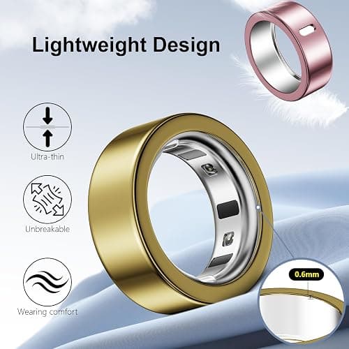 Hexasider 5 Pack Ring Cover Compatible with Oura Ring Gen 4/Oura Ring Gen 3 Horizon/Heritage, Abrasion-Resistant TPU Case for Oura Ring Protector Accessories for Oura Size 9 thumbnail 5