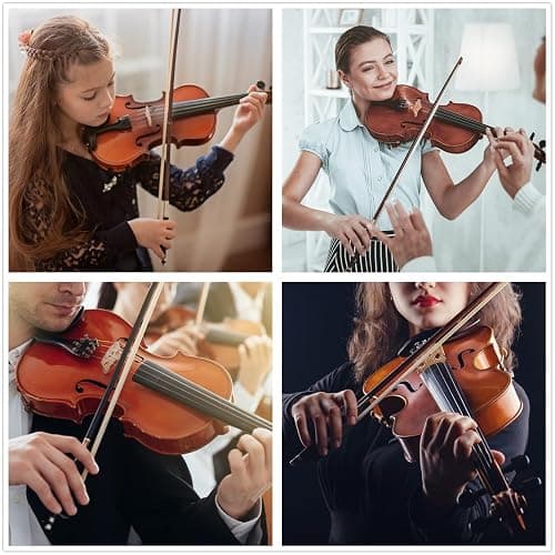 Fansjoy 2 Pièces Colophane pour Violon, Alto et Violoncelle Arcs, Faible Poussière Colophane Naturelle avec Étui thumbnail 7