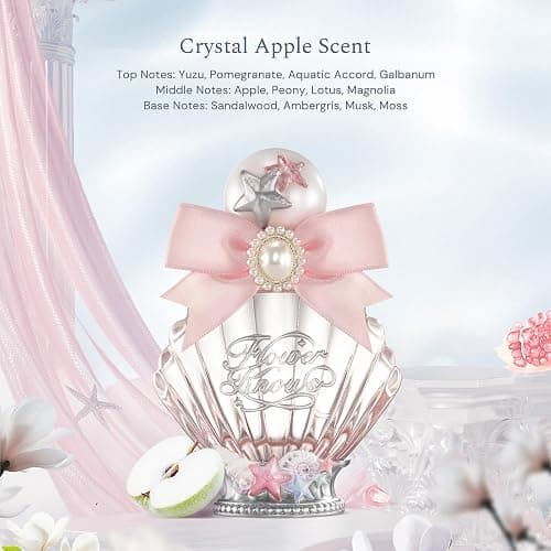 Flower Knows Shell's Jewel Perfume,Eau de Parfum Long-Lasting Fragrance for Women,Aquatic Fruity Floral Scent With Notes of Apple,Sandalwood,Galbanum,Clean & Vegan Essential,1.67 fl.oz(Crystal Apple) thumbnail 2