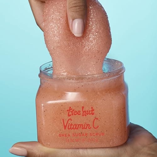 Tree Hut Vitamin C Shea Sugar Scrub, 18 oz, Ultra Hydrating and Exfoliating Scrub for Nourishing Essential Body Care thumbnail 3