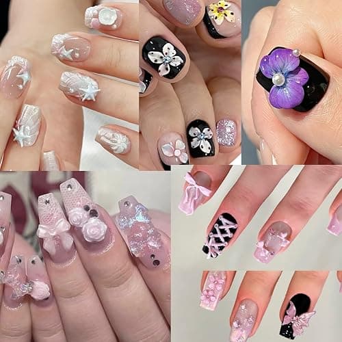 Fcozpjk 3D Sculpting Gel, 15g Clear Molding Gel for Silicone Nail Charms Molds Quick Dry Gels Glue Modeling Carving Flowers Design Nail Charms DIY Home Manicure Salon Supplies UV/LED Cure Needed thumbnail 7
