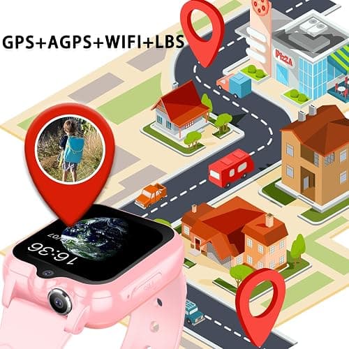 DDIOYIUR Smart Watch for Kids, 4G Phone Calling Text Messaging Child Phone Smartwatch with WiFi, Voice Video Chat, Bluetooth, Alarm, Pedometer, Wrist Watch for 4-16 Boys Girls Birthday Gifts. thumbnail 4
