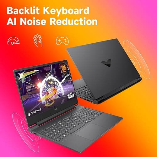HP Victus RTX 4050 AI Gaming Laptop with Copilot, 15.6 FHD 144Hz, AMD Ryzen 7 7445HS(Beats Intel i7-13700), NVIDIA RTX 4050, 32GB DDR5 RAM, 1TB SSD, Backlit KB, Bundle with PCO Laptop Cooler thumbnail 9