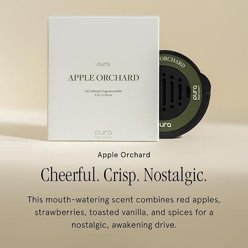 Pura Car Scent Refill, Apple Orchard | Fragrance for Pura Car Diffuser, Clean and Safe Luxury Diffuser Scent, Long-Lasting Fragrance for 30 Days of Aroma thumbnail 2
