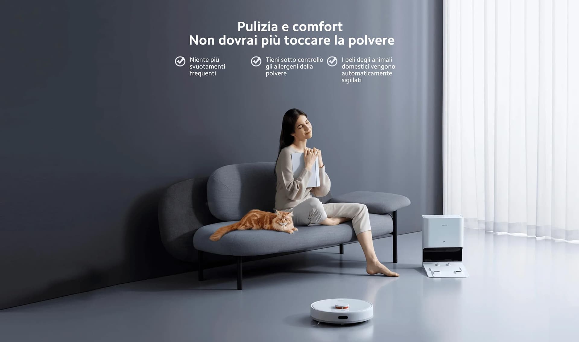 XIAOMI Robot Vacuum X10 - Robot aspirador e limpa-chão com sistema inteligente de navegação a laser (LDS), sucção de 4000 Pa, base de auto-esvaziamento, 5200 mAh, branco thumbnail 4